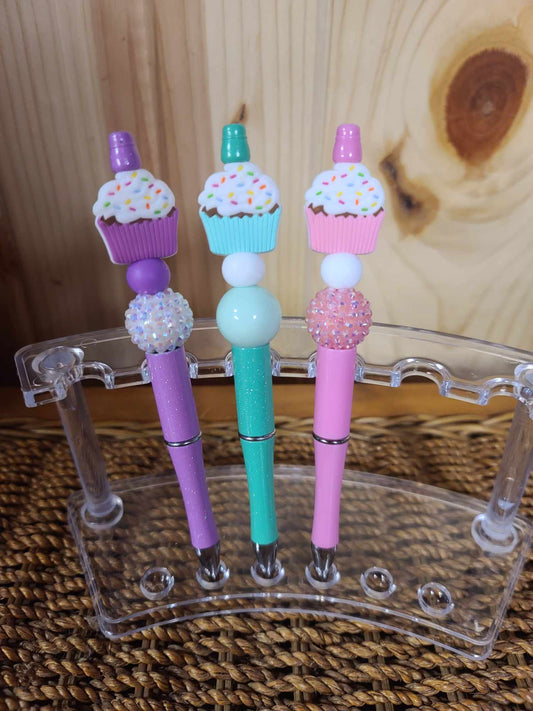 Cupcake Beaded Pens