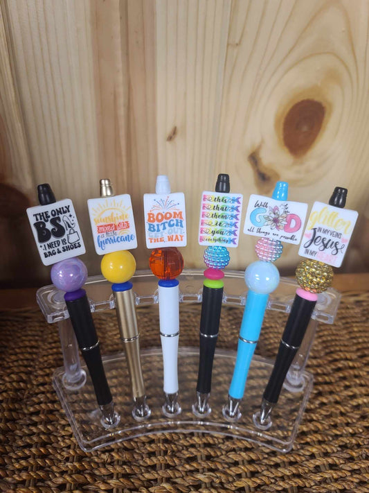 Misc. Square Beaded Pens