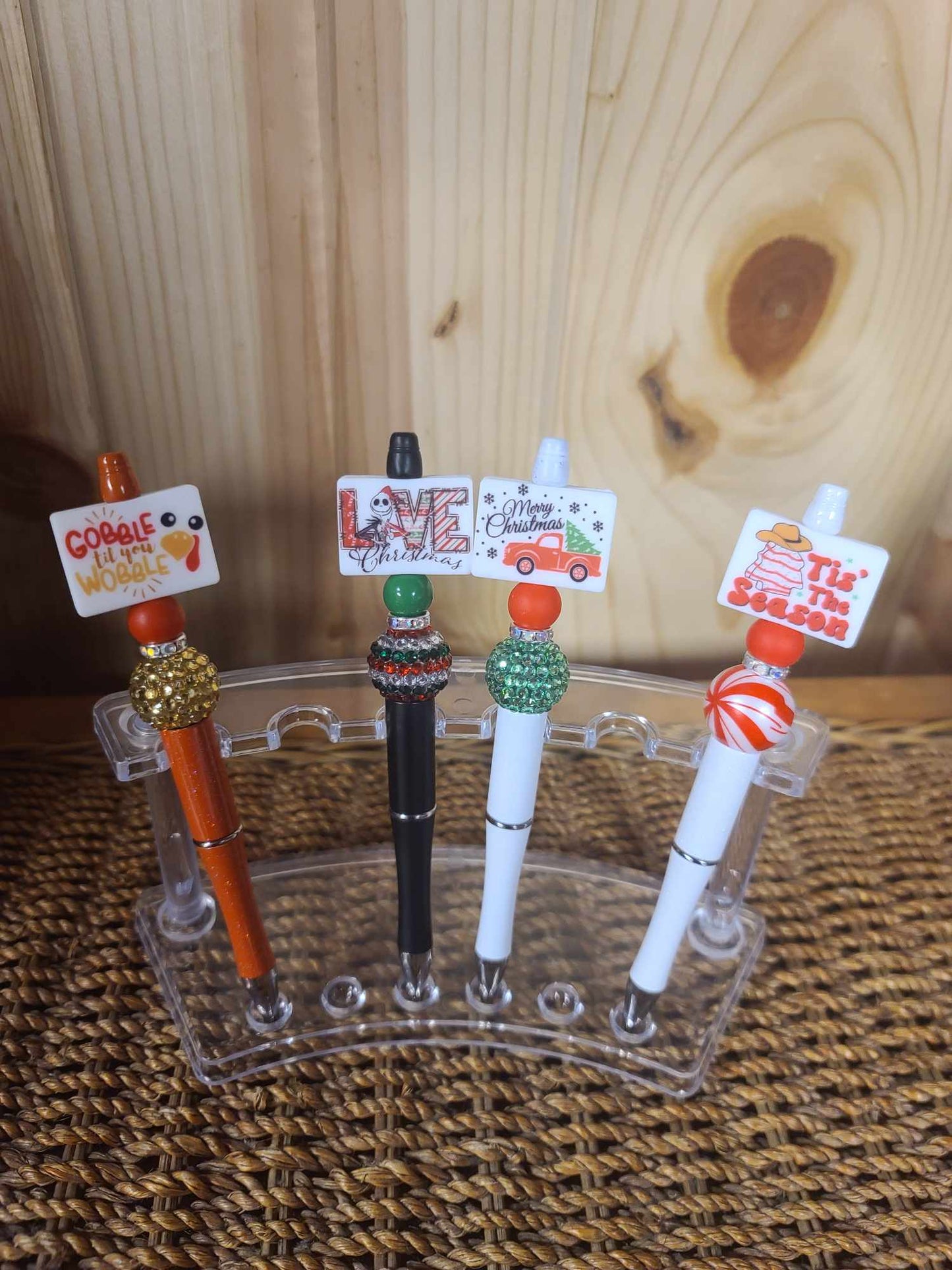 Christmas/Thanksgiving  Beaded Pens