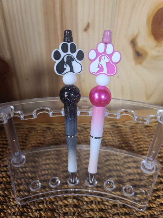 Dog/Cat Paw Beaded Pen